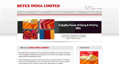 Desktop Screenshot of betexindia.com